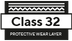 Classe 32 camada protetora