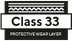Classe 33 camada protetora